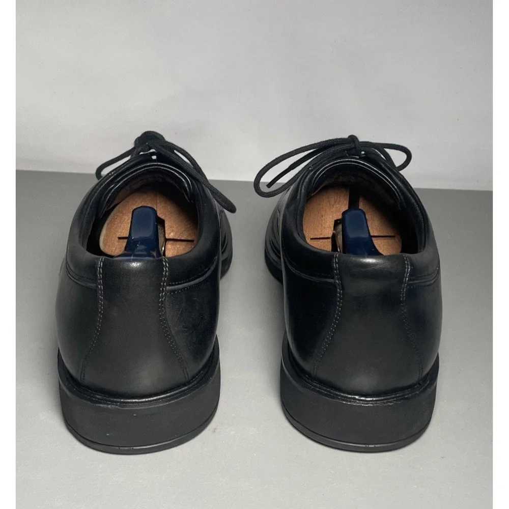 ECCO Vitrus Plain Toe Derby Black Leather Men's Size 12 / EU 46
